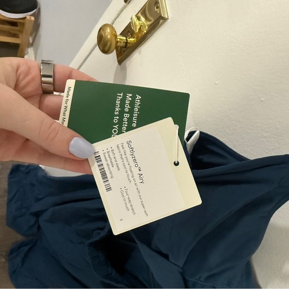 NWT Halara SoftlyZero Airy Double Straps Cool Touch Jumpsuit-Easy Peezy Edition - Picture 8 of 13